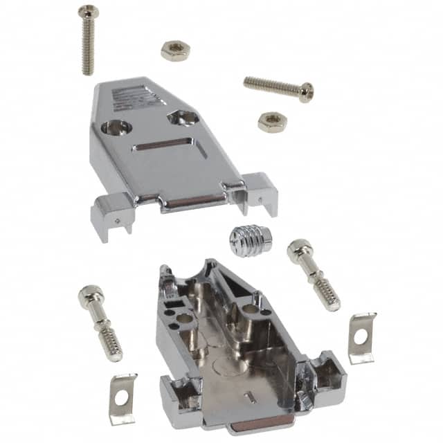 978-009-020-121 NorComp Inc.  Capots de connecteurs D-Sub en forme de D